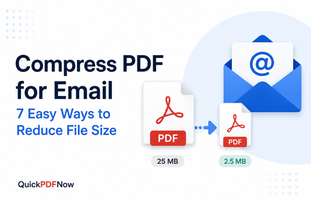 compress pdf for email